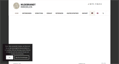 Desktop Screenshot of hildebrandtimmobilien.com